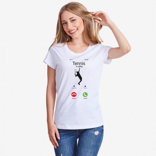 Дамска тениска Tennis is calling Дамска тениска Tennis is calling