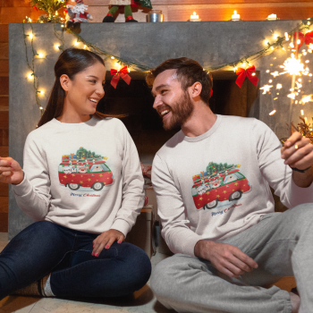 Комплект коледни блузи за двойки Camp Christmas Комплект коледни блузи за двойки Camp Christmas