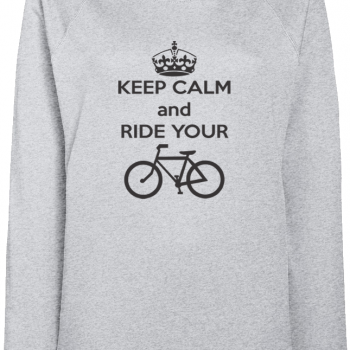 Дамска сива блуза Keep calm and ride your bike Дамска сива блуза Keep calm and ride your bike