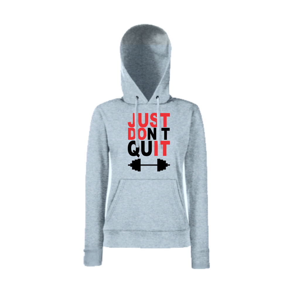 Дамски сив суитчър JUST dont quit Дамски сив суитчър JUST don't quit