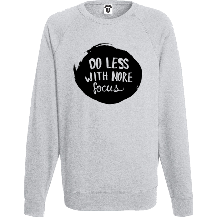 Мъжка сива блуза Do less with more focus Мъжка сива блуза Do less with more focus