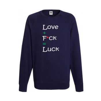 Мъжка тъмно-синя блуза Love and LUCK Мъжка тъмно-синя блуза Love and LUCK