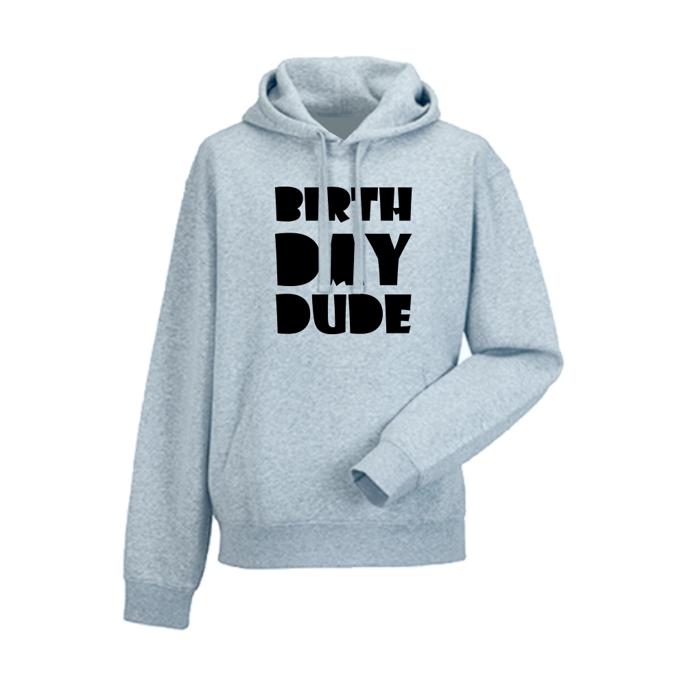 Мъжки сив суитчър Birthday Dude Мъжки сив суитчър Birthday Dude