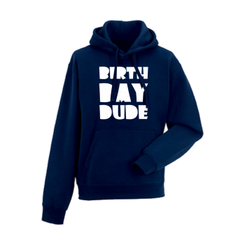 Мъжки тъмно-син суитчър Birthday Dude Мъжки тъмно-син суитчър Birthday Dude