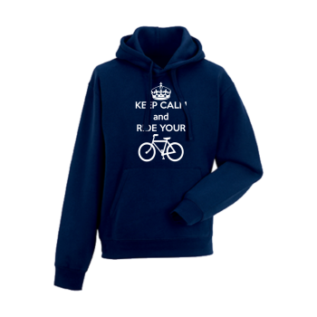 Мъжки тъмно-син суитчър Keep Calm and Ride your Bike