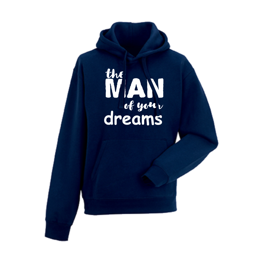 Мъжки тъмно-син суитчър The man of your dreams Мъжки тъмно-син суитчър The man of your dreams