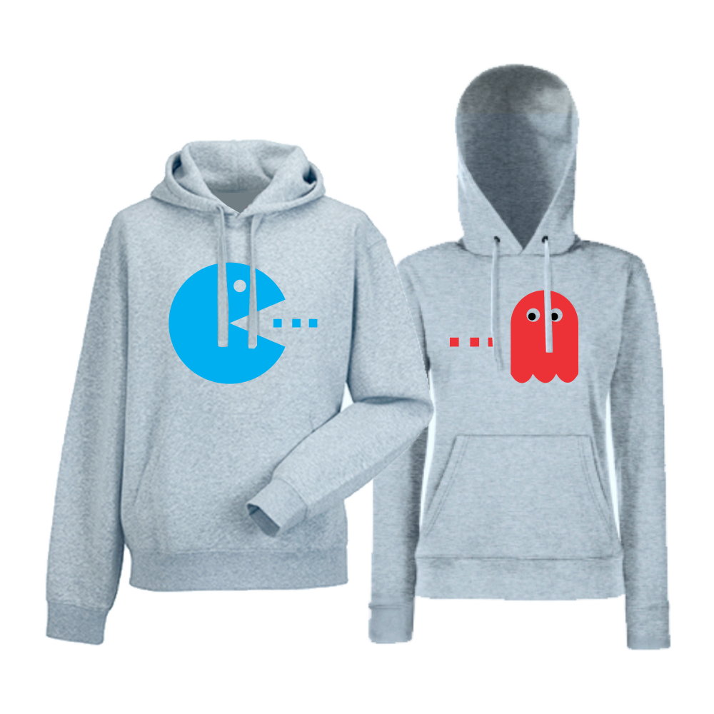 Сиви суитчери за двойки PackMan Сиви суитчери за двойки PackMan