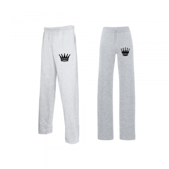 Сиви Спортни долнища за двойки Crowns Сиви Спортни долнища за двойки Crowns