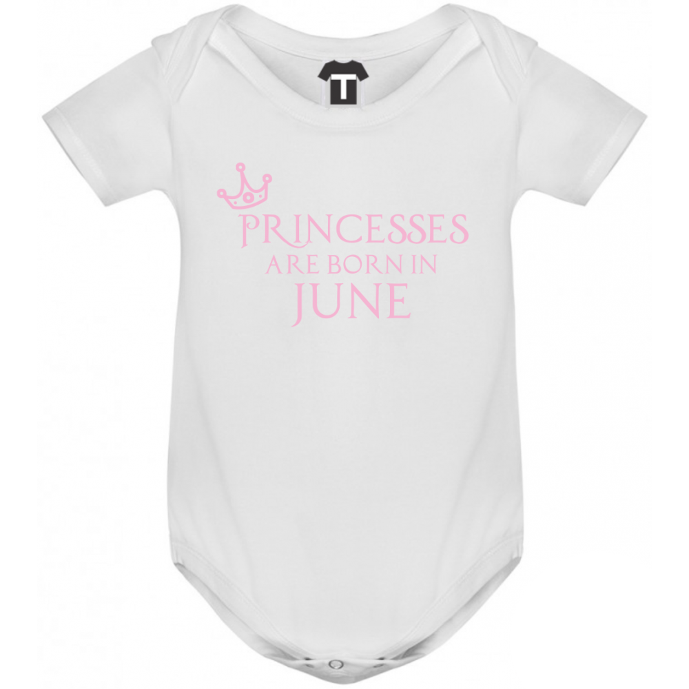 Бебешко боди Princesses Are Born In June Бебешко боди Princesses Are Born In June
