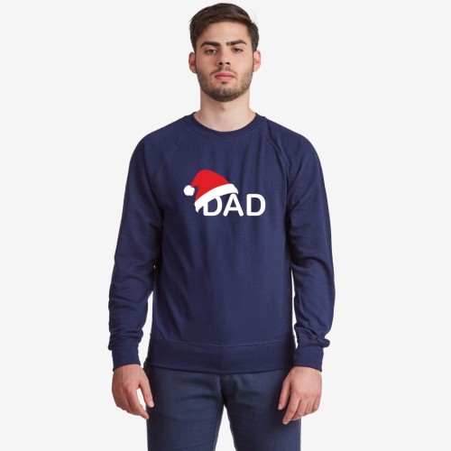 Мъжка сива или тъмно-синя блуза Christmas Hat