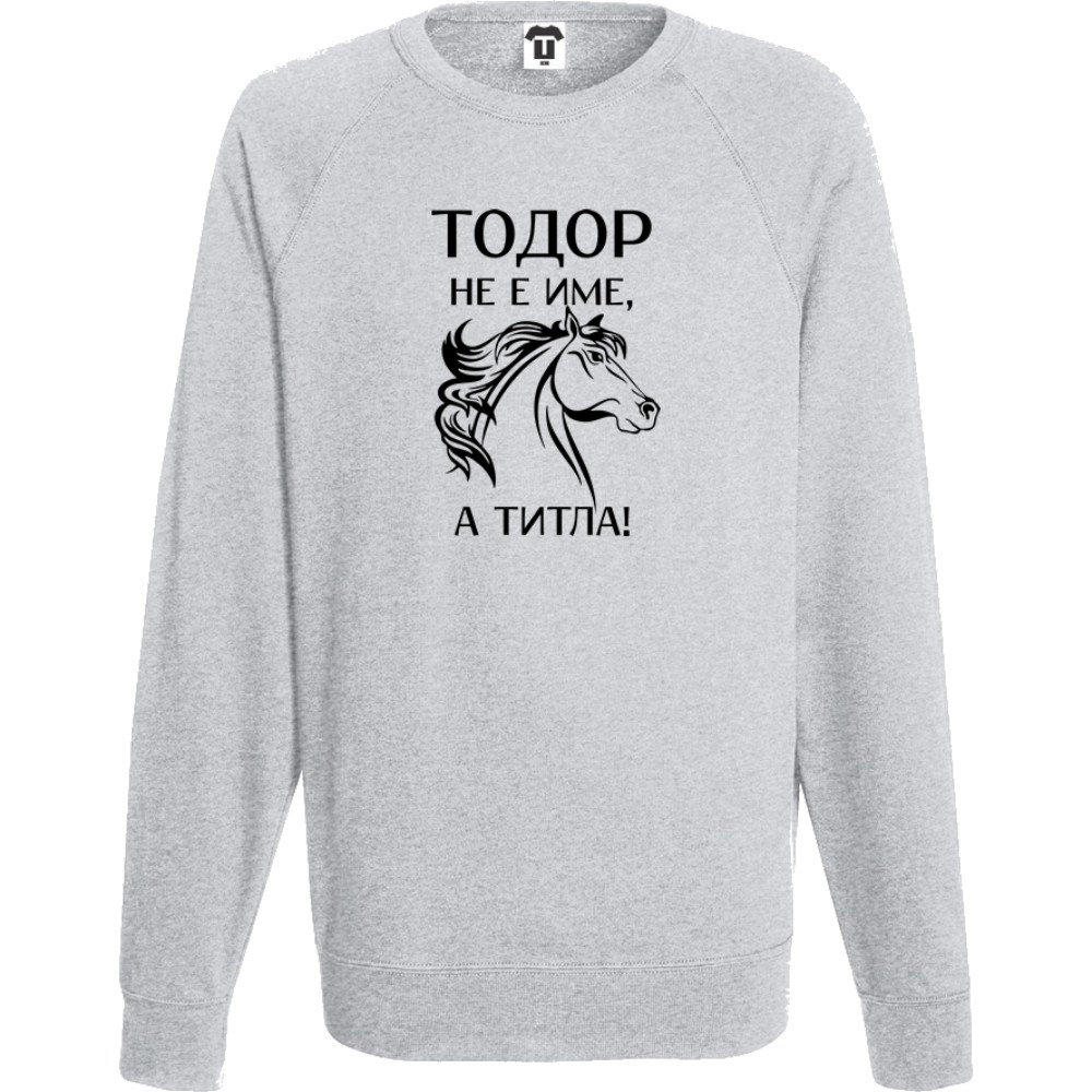 Мъжка тъмно-синя или сива блуза Тодор не е име, а титла