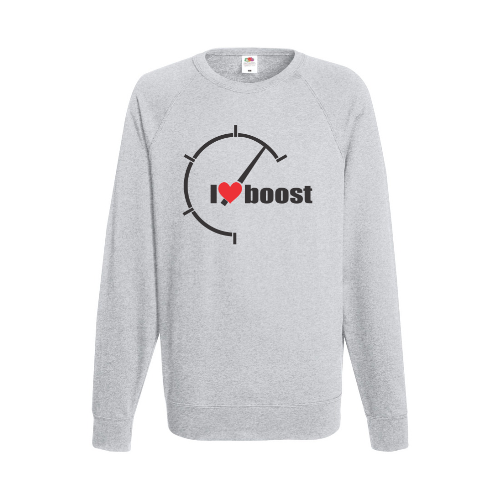 Мъжка сива блуза I Love Boost Мъжка сива блуза I Love Boost