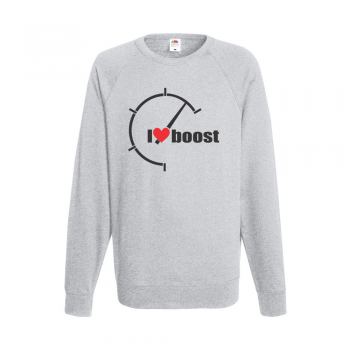 Мъжка сива блуза I Love Boost Мъжка сива блуза I Love Boost