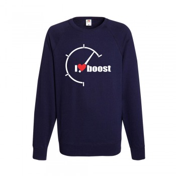 Мъжка тъмно-синя блуза I Love Boost Мъжка тъмно-синя блуза I Love Boost