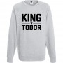 Мъжка тъмно-синя или сива блуза KING TODOR