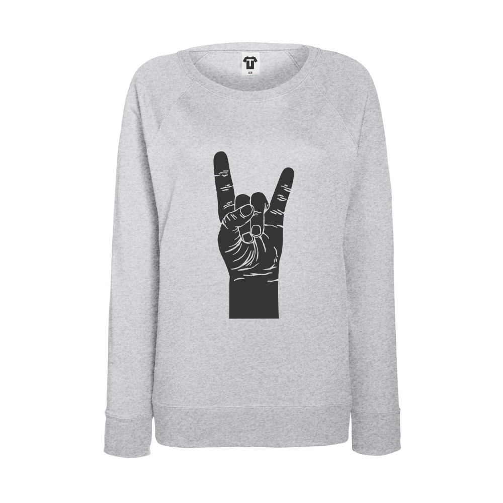 Дамска сива блуза Rock it