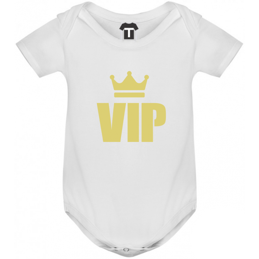 Бяло бебешко боди VIP Бяло бебешко боди VIP
