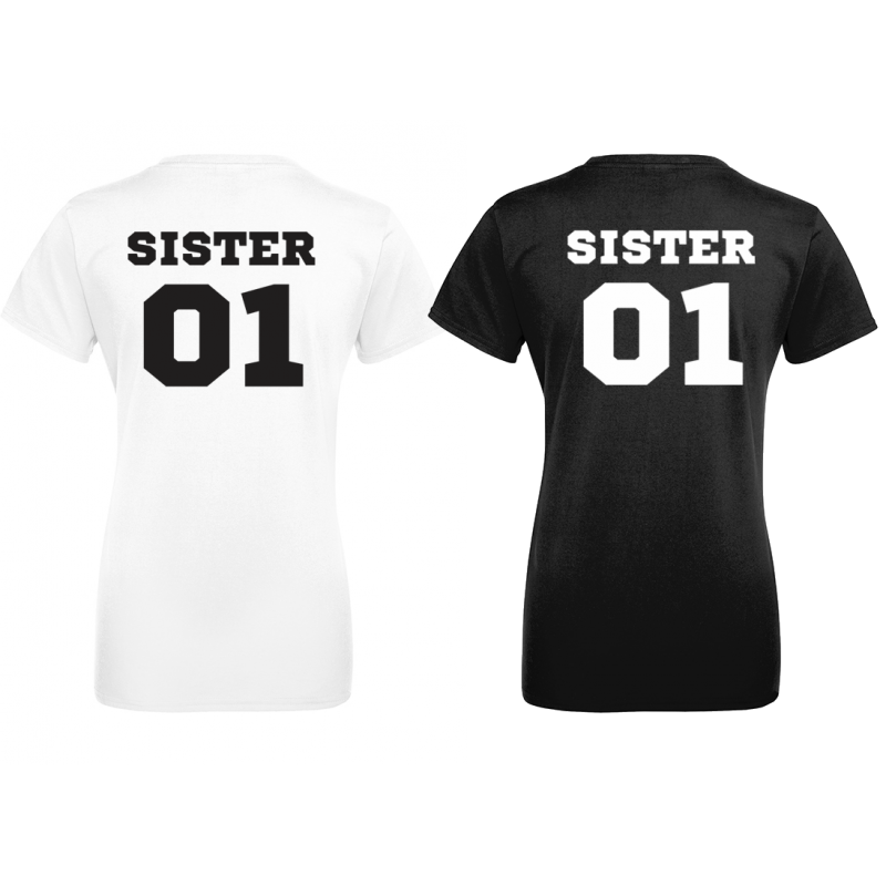 Комплект тениски с щампа SISTERS 01 Комплект тениски с щампа SISTERS 01