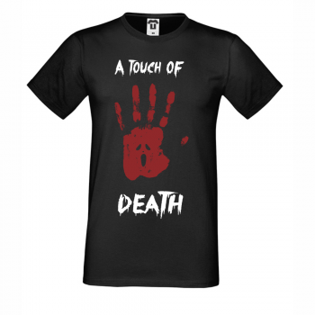 Мъжка черна тениска A Touch of Death