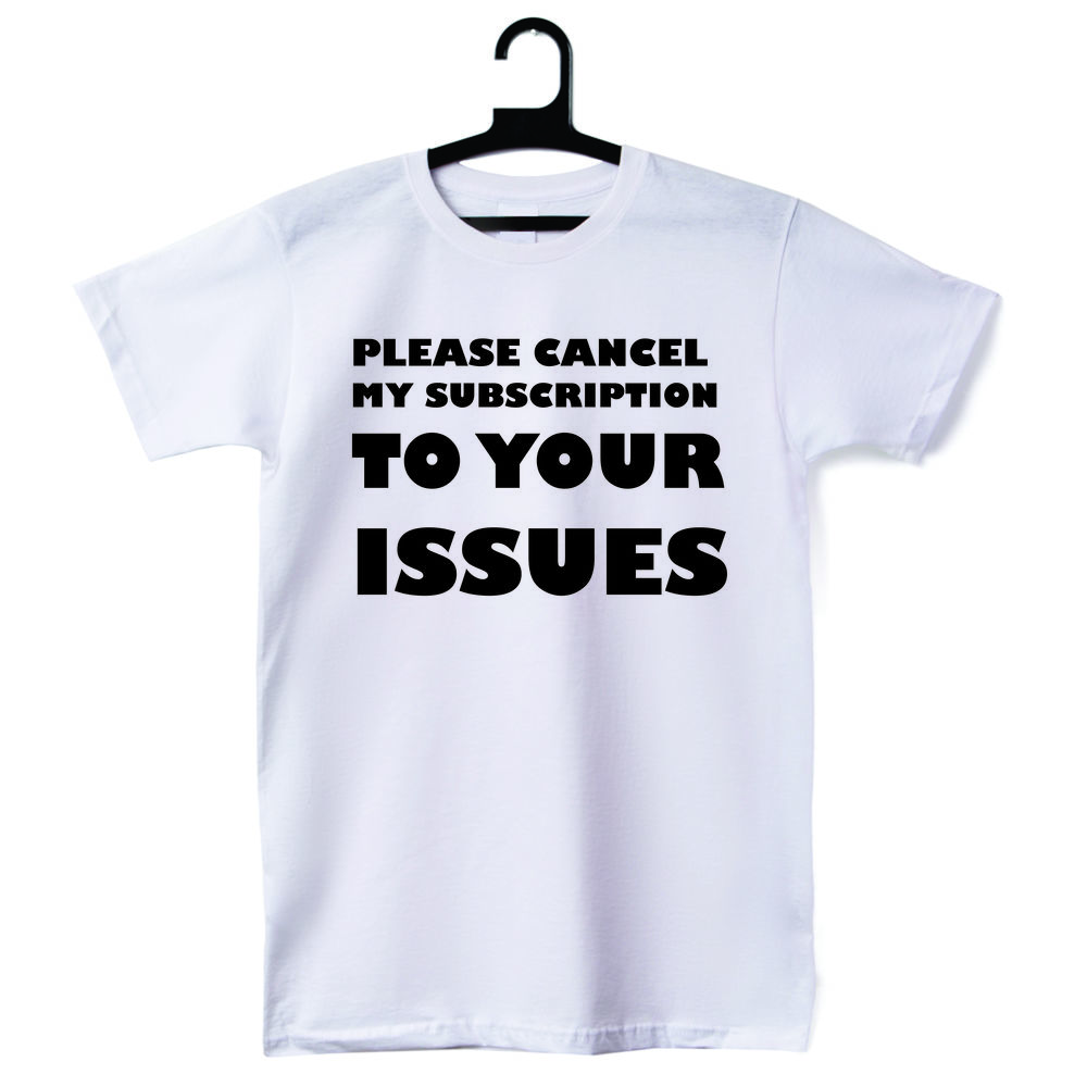 Мъжка тениска бяла Your Issues Мъжка тениска бяла Your Issues