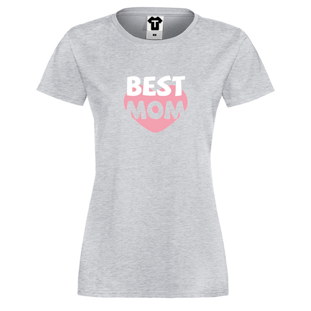 Дамска сива тениска Best Mom Дамска сива тениска Best Mom
