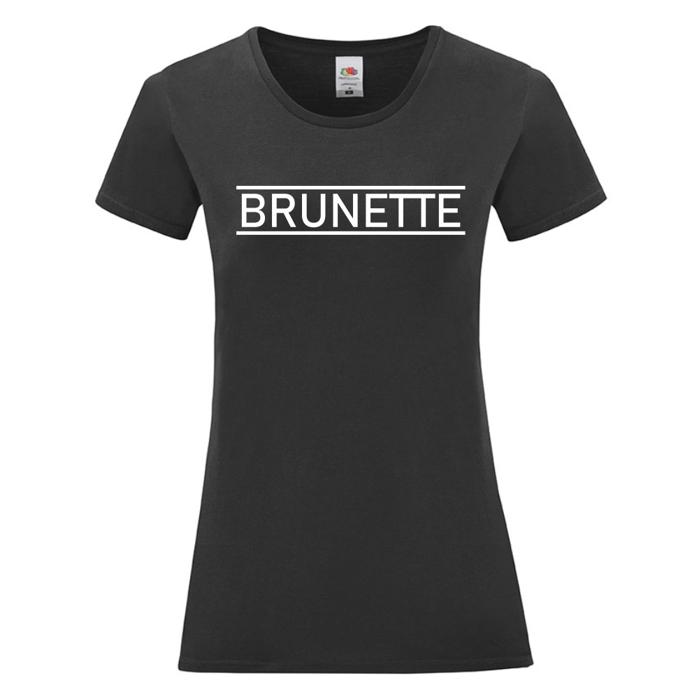 Дамска бяла или черна тениска Brunette Дамска бяла или черна тениска Brunette