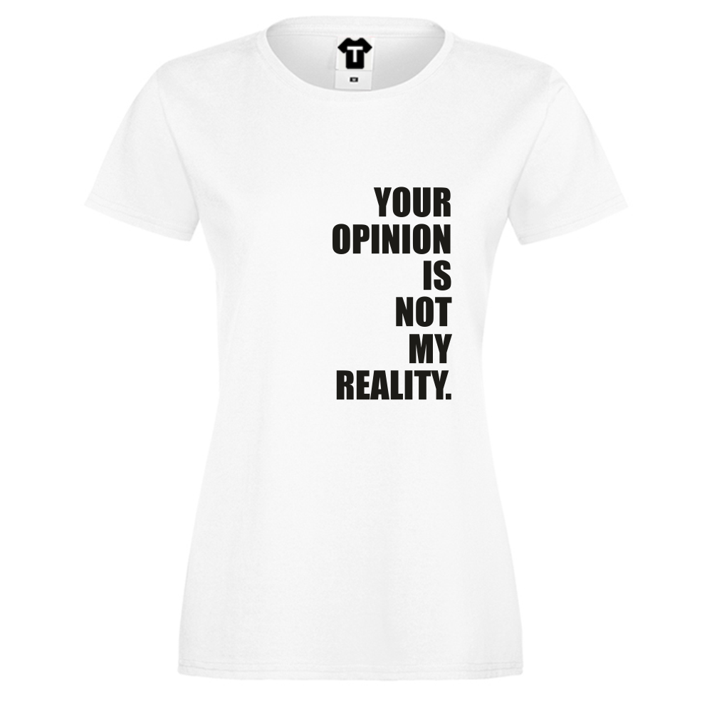 Дамска бяла тениска Your Opinion Дамска бяла тениска Your Opinion