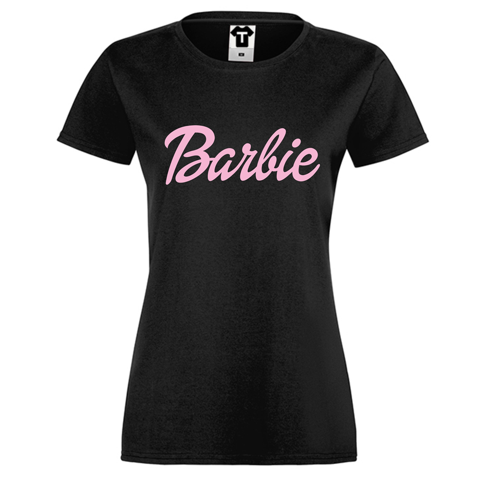 Дамска черна тениска Barbie Дамска черна тениска Barbie