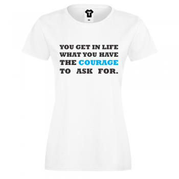 Дамска тениска бяла Courage Дамска тениска бяла Courage
