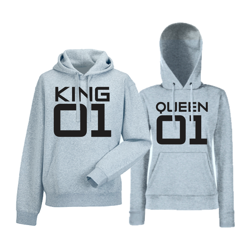Комплект сиви суитчери за двойки King 01 