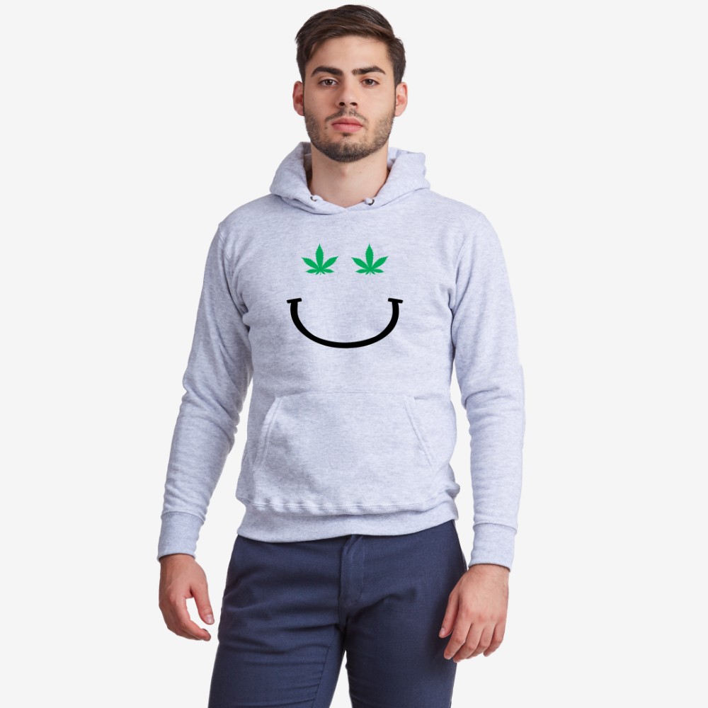 Мъжки сив суитчър Mary J Smile