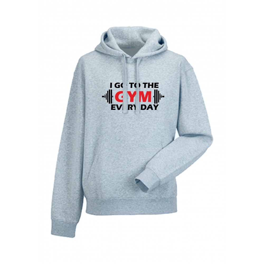Мъжки суитчър Go to the Gym сив