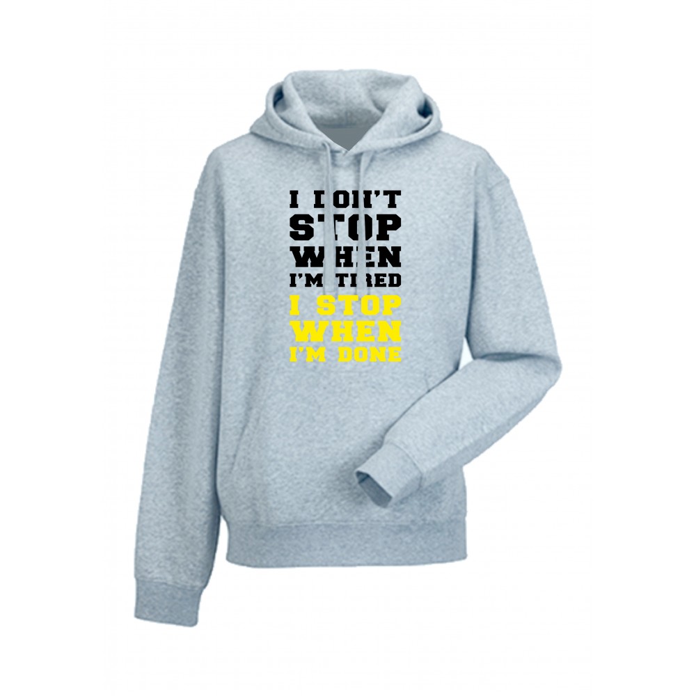 Мъжки суитчър I dont Stop сив Мъжки суитчър I don't Stop сив
