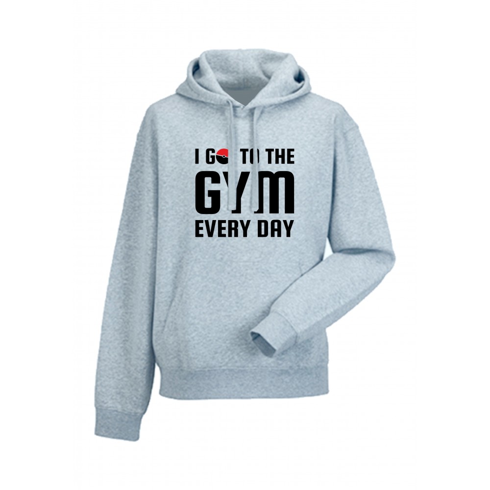 Мъжки суитчър I Go to the Gym сив Мъжки суитчър I Go to the Gym сив