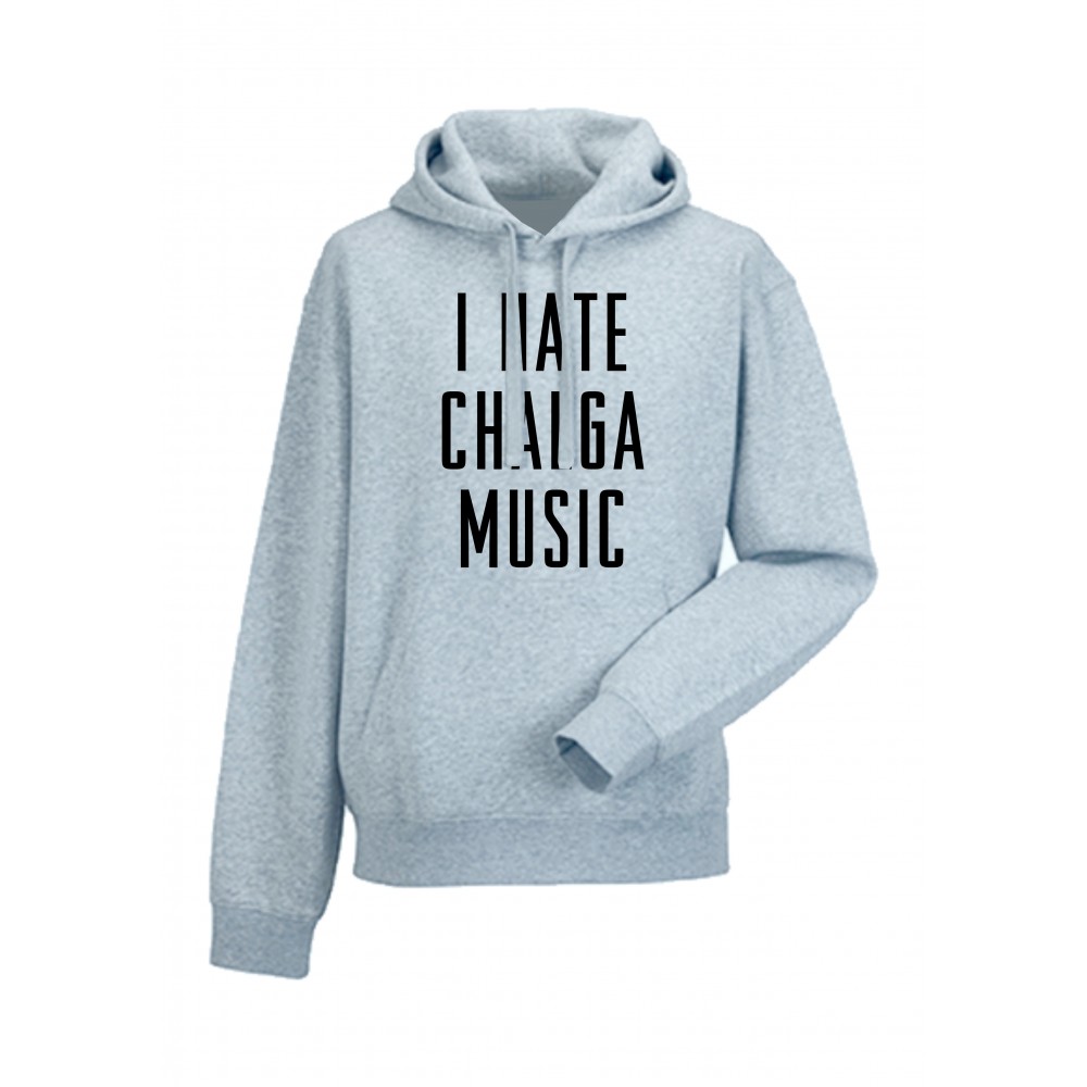 Мъжки суитчър I hate Chalga сив Мъжки суитчър I hate Chalga сив