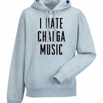 Мъжки суитчър I hate Chalga сив 