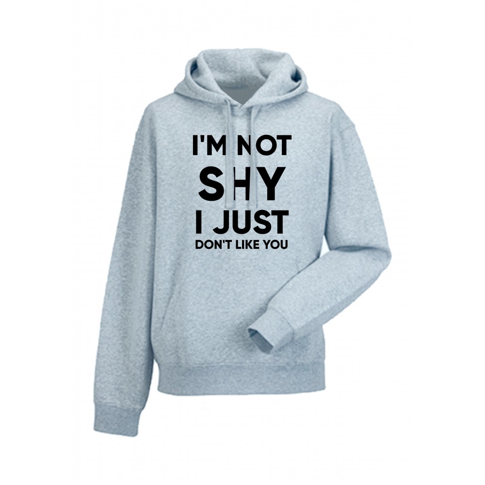 Мъжки суитчър Im not Shy сив Мъжки суитчър I'm not Shy сив