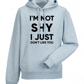 Мъжки суитчър I'm not Shy сив Мъжки суитчър I'm not Shy сив