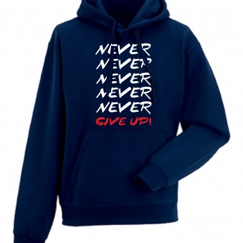 Мъжки суитчър Never Give Up Тъмно-син 