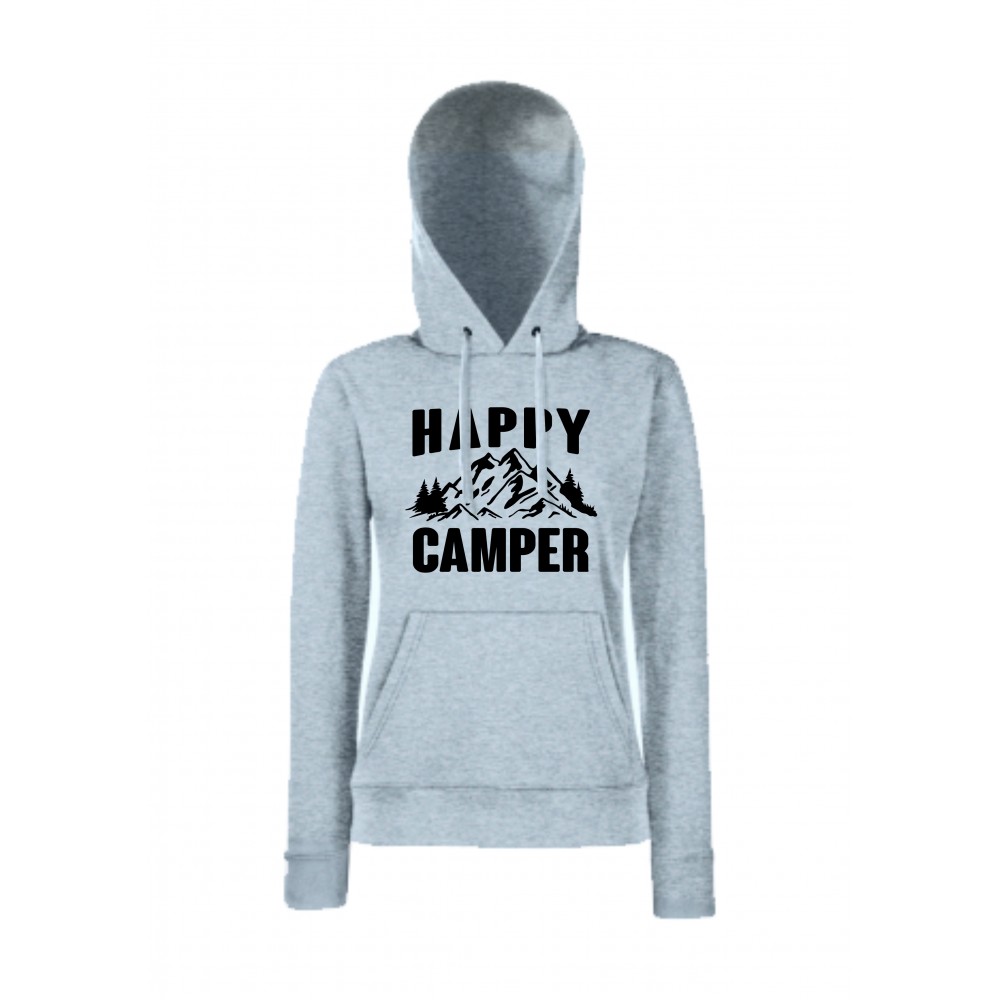 Дамски суитчър Happy Camper сив Дамски суитчър Happy Camper сив