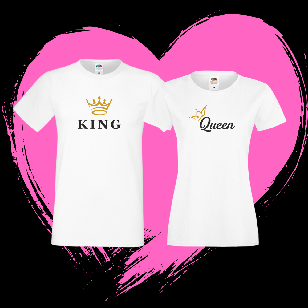 Тениски за двойки King & Queen 5 Тениски за двойки King & Queen 5