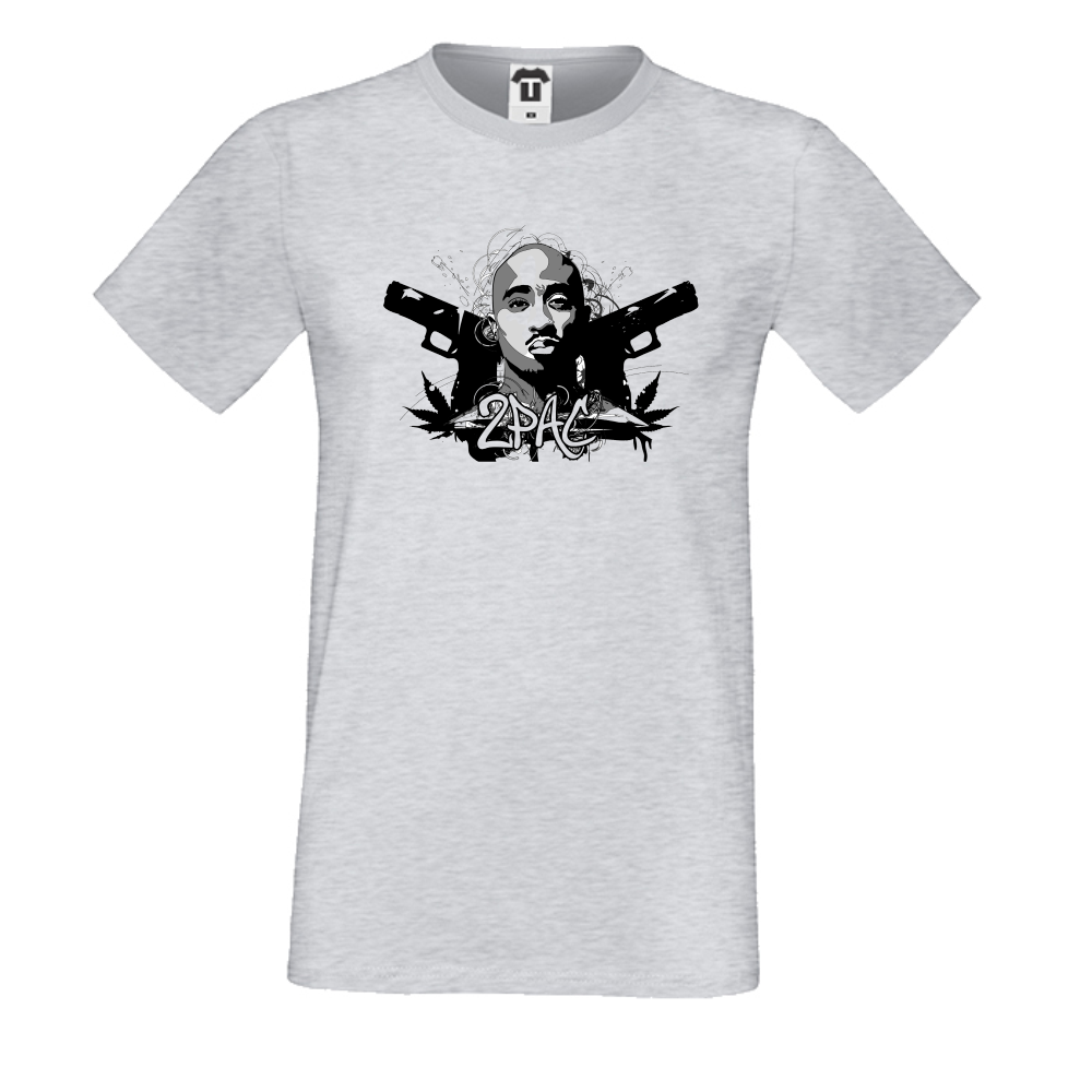 Мъжка сива тениска 2 pac Мъжка сива тениска 2 pac