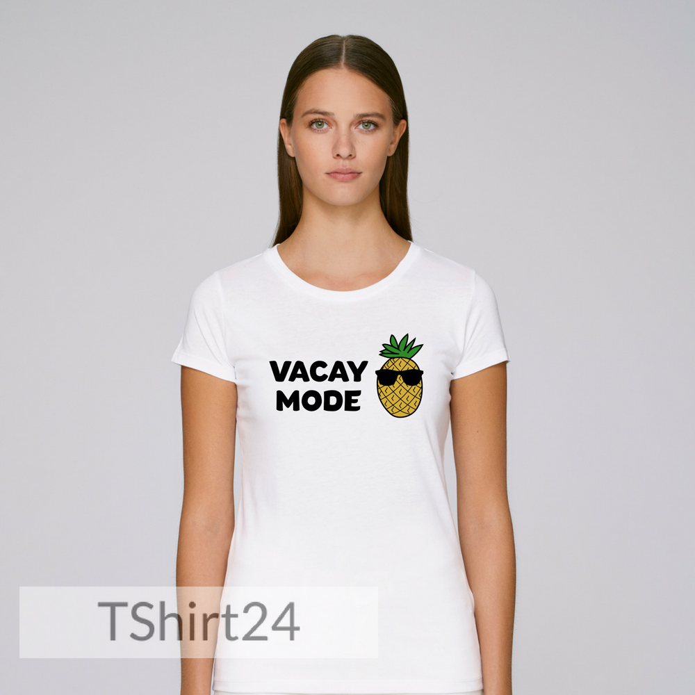 Дамска бяла тениска Vacay Mode Дамска бяла тениска Vacay Mode