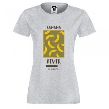Дамска сива тениска Banana Fever Дамска сива тениска Banana Fever