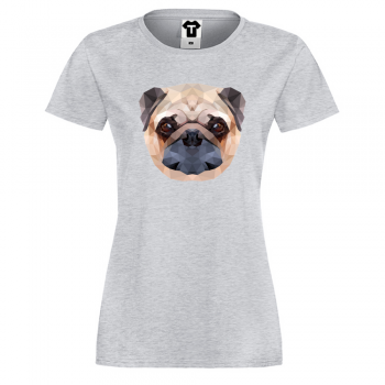 Дамска сива тенискa Dog Polygonal Дамска сива тенискa Dog Polygonal