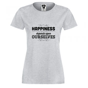 Дамска сива тениска Happiness Дамска сива тениска Happiness
