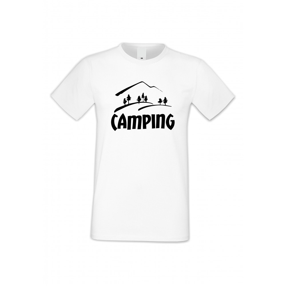 Мъжка бяла тениска Camping 