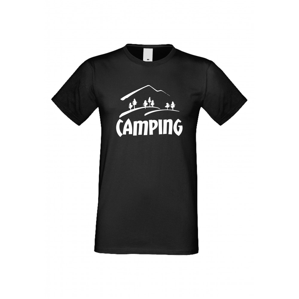 Мъжка тениска Camping черна