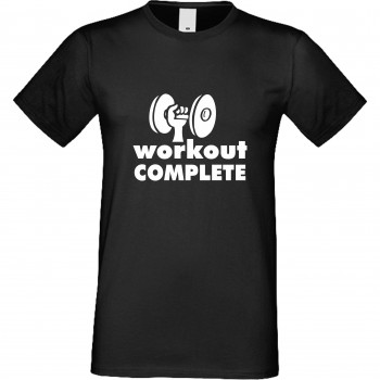 Мъжка тениска Workout complate черна Мъжка тениска Workout complate черна