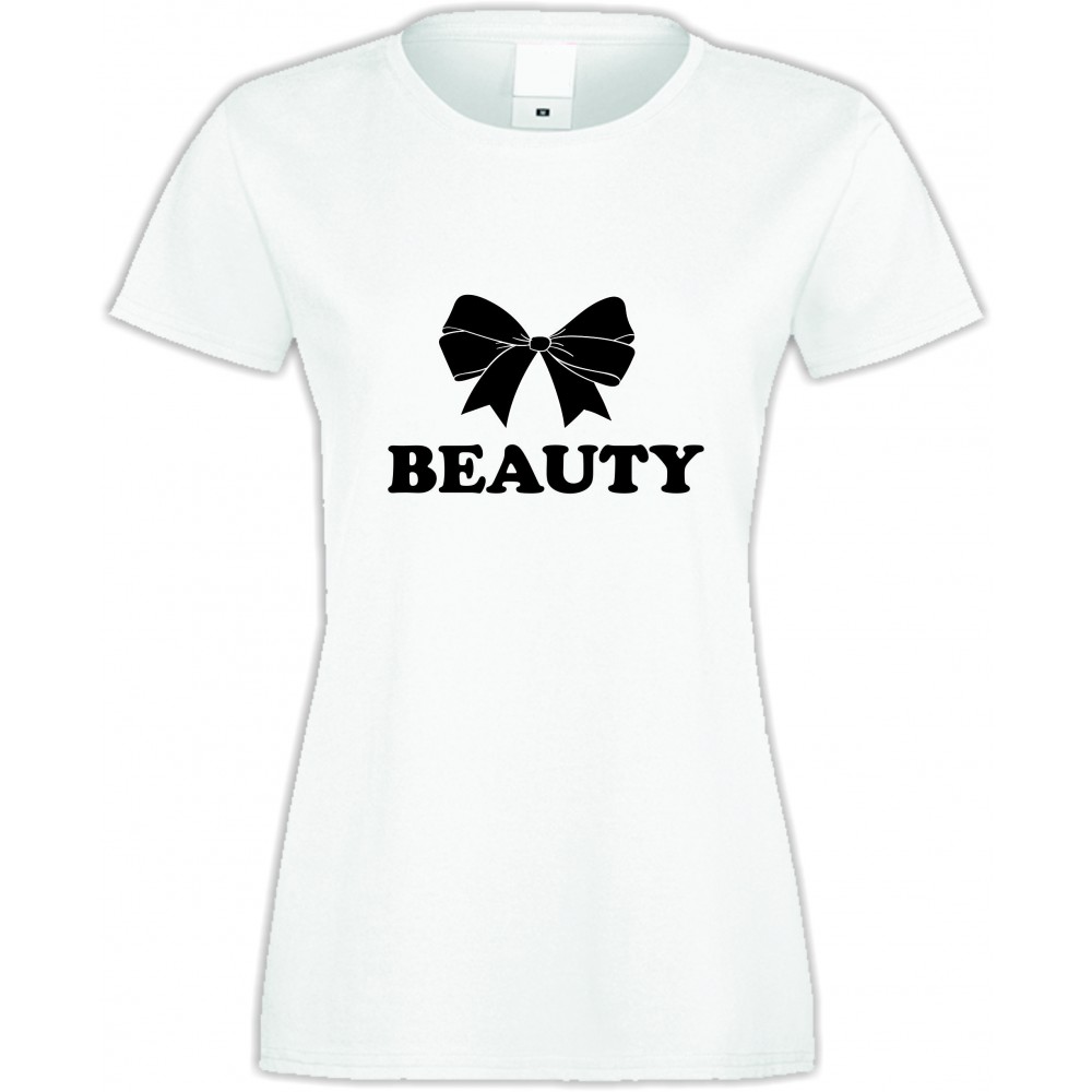 Дамска бяла тениска Beauty Дамска бяла тениска Beauty